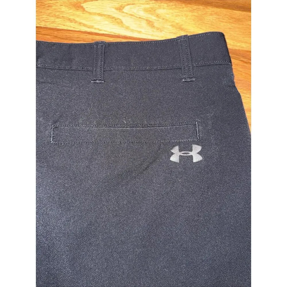 Under Armour 9” Performance Golf Shorts Men’s Size 40 Black Quick Dry Summer - Picture 3 of 6